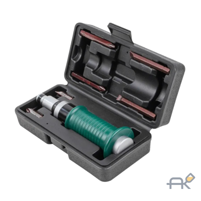 Отвертка ударная с защитной рукояткой. набором бит и адаптером.8пр.1/2(F)х5/16(F) (PH3х35мм. PH3х70мм-2шт. SL9х35мм. SL9х70мм-2шт).в кейсе (F-H1122(5064B))